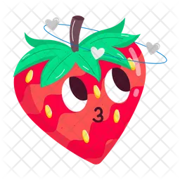 Lovely Strawberry  Icon