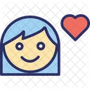 Lover Female Sweetheart Icon