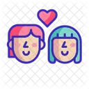 Lover Couple Romance Icon