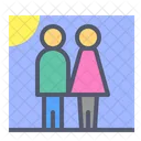 Lovers Couple Family Icon