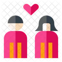 Lovers Couple Relationship Icon