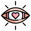 Loving Love And Romance Eye Icon