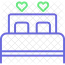 Loving Bedroom Bed Bedroom Icon