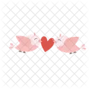 Loving Birds Valentine Romance Icon