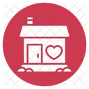 Loving Home House Love Icon