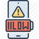 Low Discharge Battery Icon
