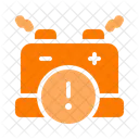 Warning Electric Simple Icon