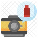 Low Battery Battery Level Photo Camera Icon