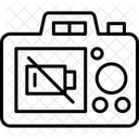 Low Battery Battery Camera Icon
