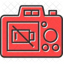 Low Battery Battery Camera Icon