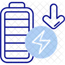 Low Battery Discharge Power Icon