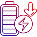 Low Battery Discharge Power Icon