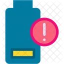 Low Battery Energy Storage Charging Icon
