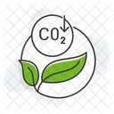 Co Low Carbon Footprint Carbon Emissions Reduction 아이콘