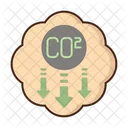Low Co 2 Decrease Carbon Dioxide Carbon Dioxide Icon
