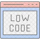 Low Code Development Lineal Color Icon Icon