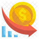 Low Economy Currency Crisis Icon