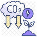 Low Emission Transportation Ecology Icon