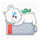 Low Energy Feeling Tired Tired Bear Icon