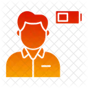 Low Energy Tired Stressed Icon