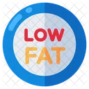 Low Fat No Fat Low Calorie Icon