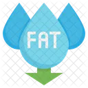 Low Fat No Fat Healthy Food Icon