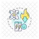 Low Flammability Safety Lithium Ion Batteries Icon
