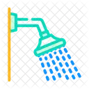 Low Flow Showerhead Water Icon