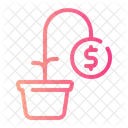 Low Interest Rate Money Icon