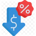 Low Price Reduce Cost Discount Icon