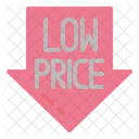 Low Price Low Cost Sale Icon