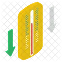 Temperature Decrease Low Temperature Temperature Fall Icon