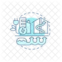 Geothermal Low Renewable Icon