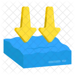 Low Water Level  Icon