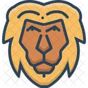 Lowe Gesicht Tier Symbol