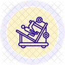 Lower Body Workout Line Icon Icon