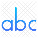 Lower Case Text Format Alphabet Icon
