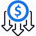 Lower Cost Budget Affordable Icon
