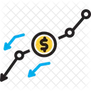 Lower Reduce Revenue Icon