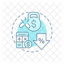 Debt Management Concept Icon