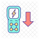 Lower load of electric network  Icon