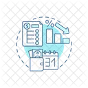 Debt Management Concept Icon