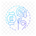 Lower transaction costs  Icon