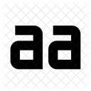 Case Text Formatting Icon