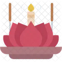 Loy Krathong Lantern Thailand Icon