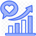 Loyalty Heart Growth Icon