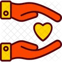 Loyalty Hands Heart Icon