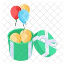 Open Gift Loyalty Gift Gift Hamper Icon