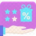 Loyalty Program Shopping Customer Icon