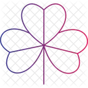 Lrish Flower Celtic Bloom Shamrock Flower Icon